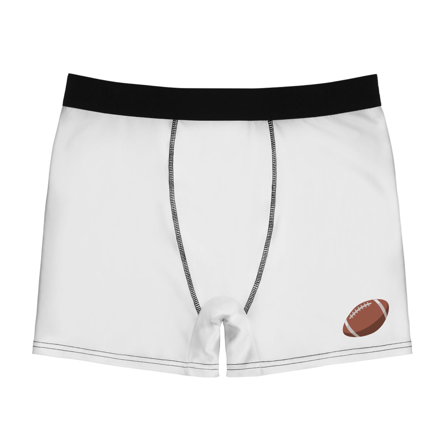 Football-Themed Men's Boxer Briefs - Most Likely to Be MVP of the Snack Bar - Men's Sports Boxer