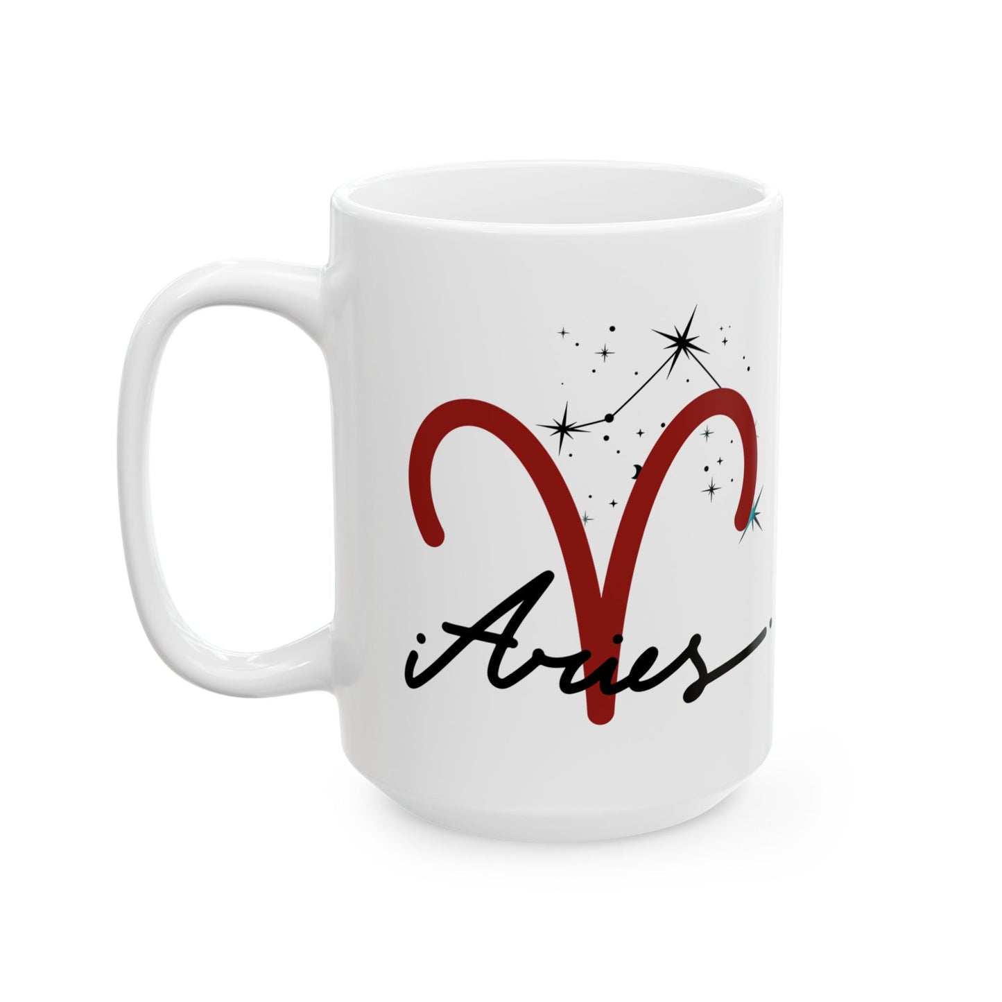 Personalize Aries Ceramic Mug — Coffee Cup (11oz & 15oz)