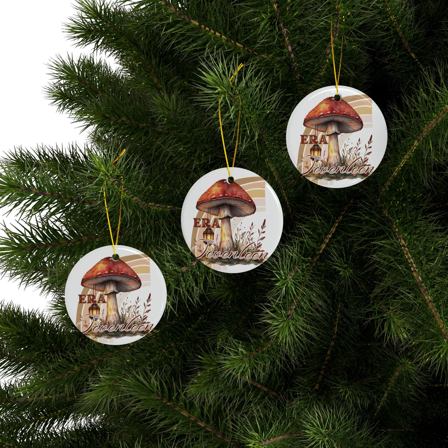 Era 17 Ornament, Chapter 17 Ornament, 17th Birthday, Birthday Gift, Ceramic Ornaments, 2-Side Print, (1pc, 3pcs, 5pcs, 10pcs)