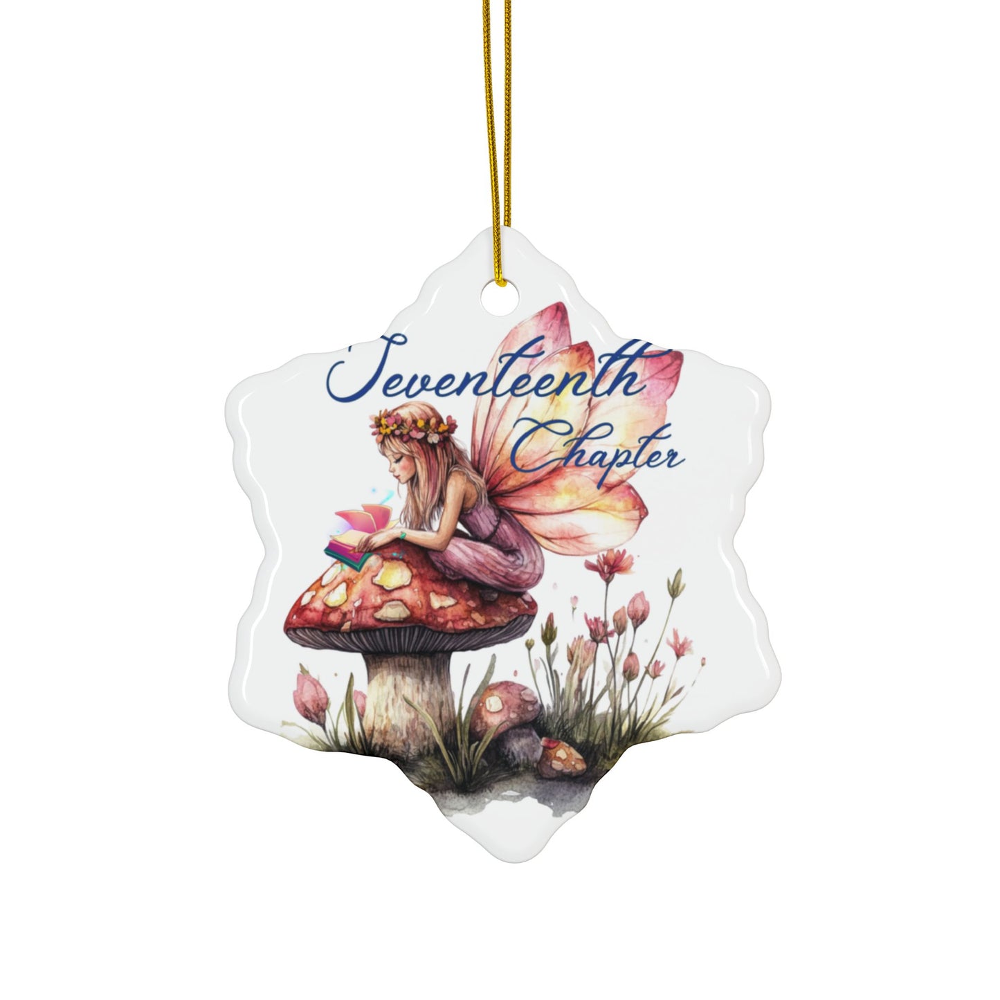 17 Chapter Ornament, Chapter 17, Era 17, 17th Birthday, Birthday Gift, Enchanting Fairy Tale Ceramic Ornaments, Magical Decor for Holidays & Gifts, 2-Sided Design, Perfect for Christmas, Chapter [...]