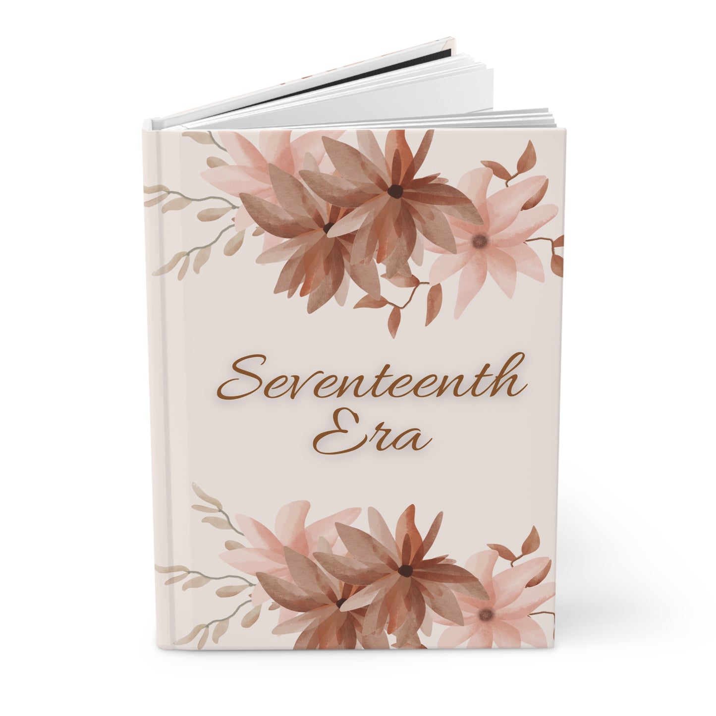 Personalize, Seventeenth Era Hardcover Journal - Floral Design for Creative Minds - Seventeenth Era