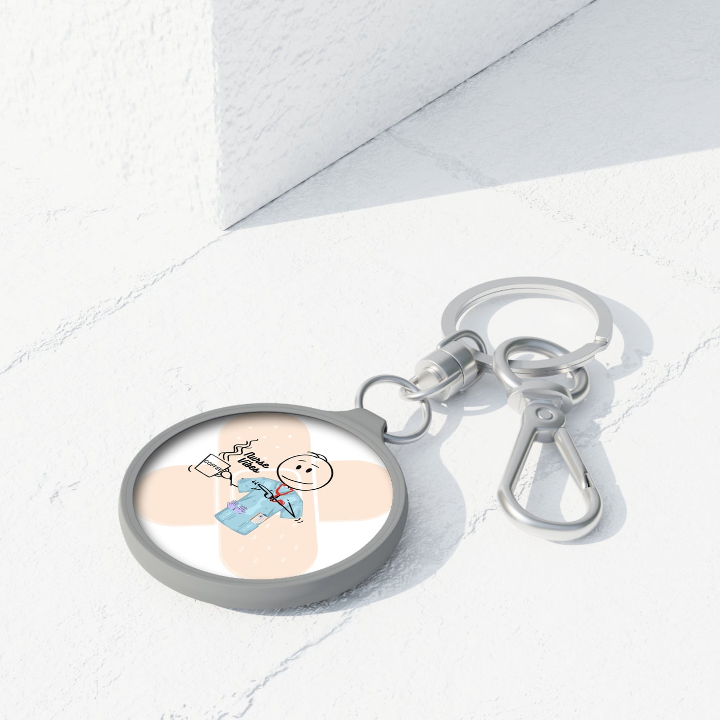 Keyring Tag - Nurse Squad Essential - Blessed and Stressed - Nurse Strong - Scrub life keyring - Healthcare hero keyring