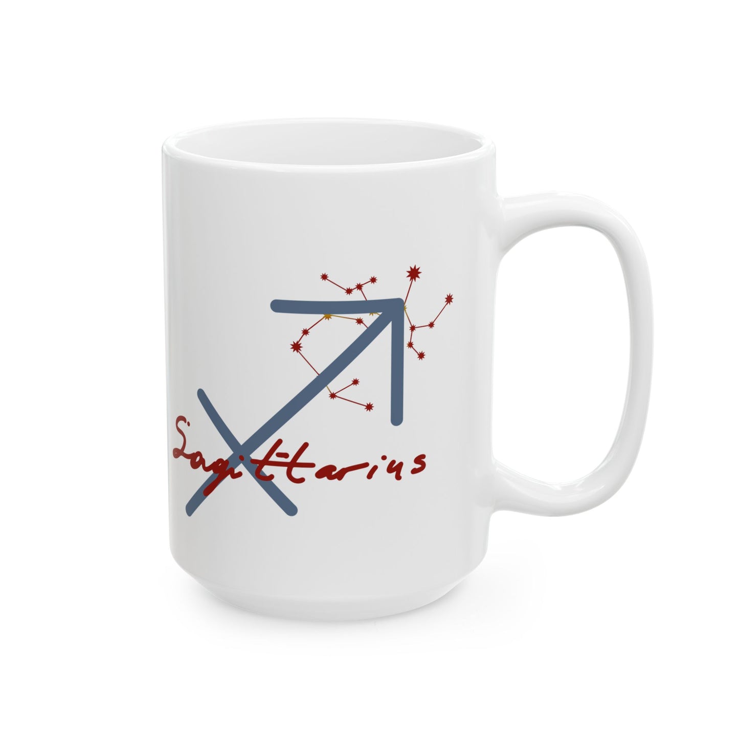 Personalized Sagittarius Constellation Ceramic Mug (11oz & 15oz)