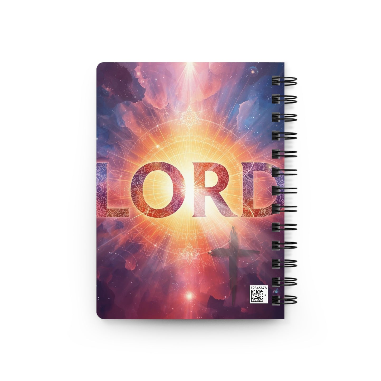 Spiral Bound Journal - "Lord" Inspirational Notebook for Reflection and Creativity
