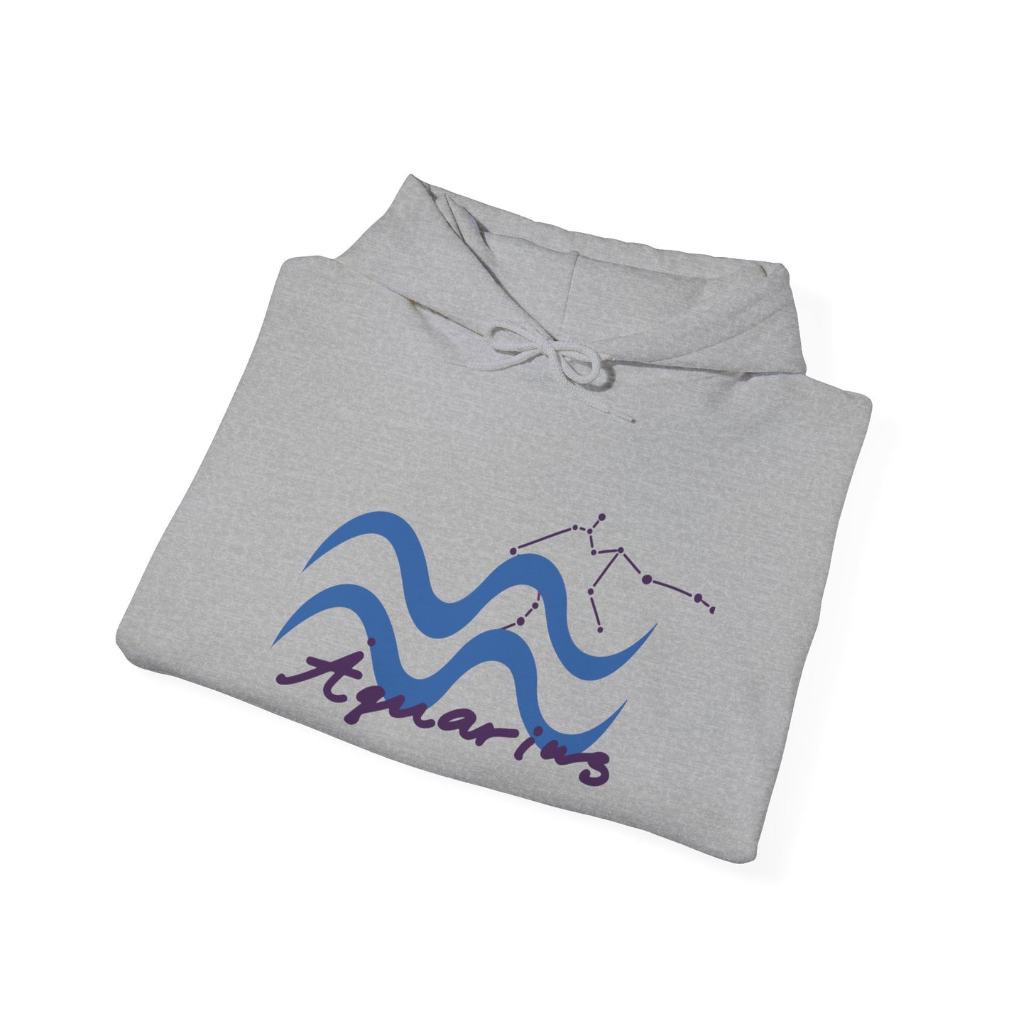 Aquarius Zodiac Hoodie — Water-Bearer Constellation Graphic Sweatshirt