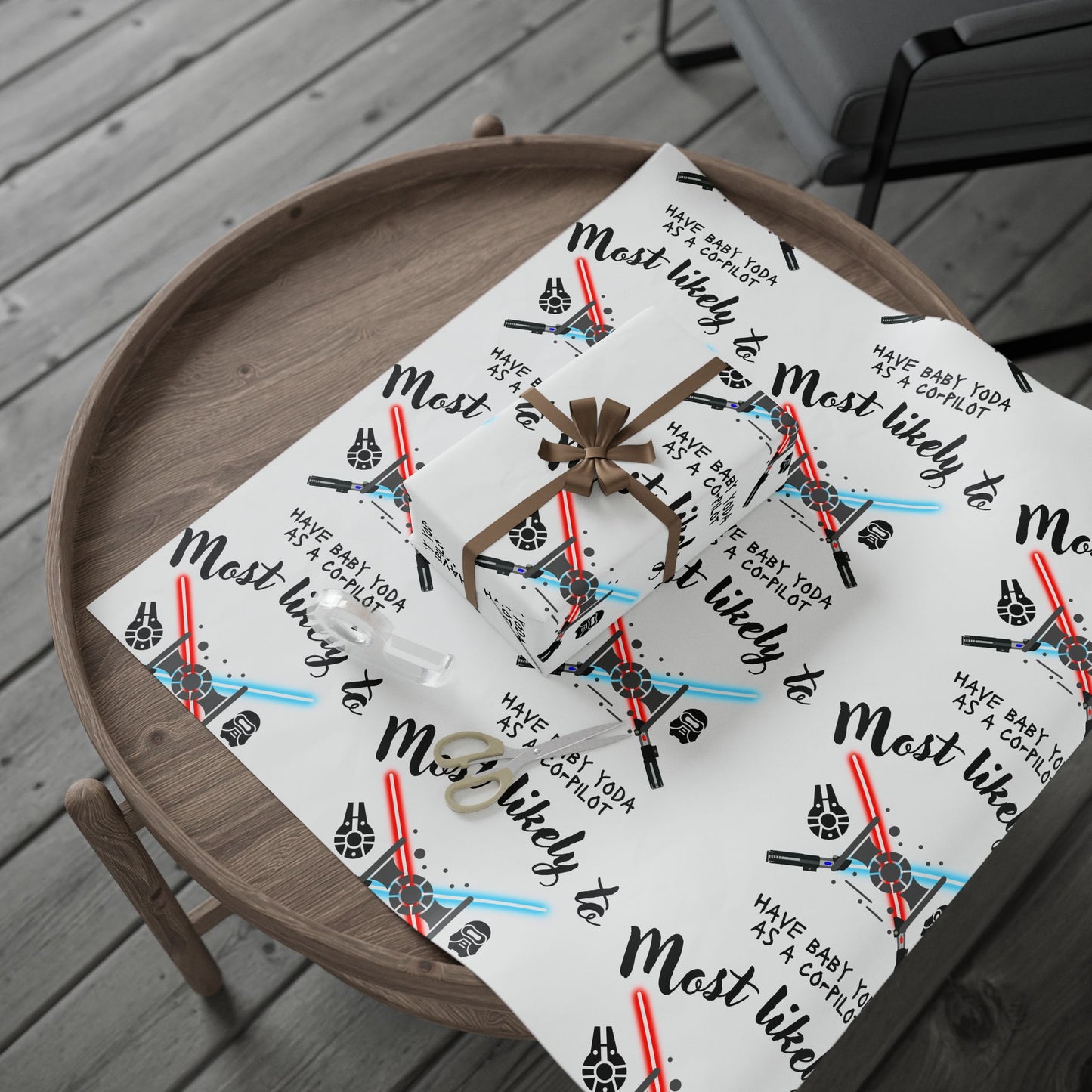 Fun Airplane Themed Wrapping Paper | Gift Wrap for Travel Lovers | Most Likely to Have Baby Tada as Co-Pilot | Unique Party Supplies, [...]