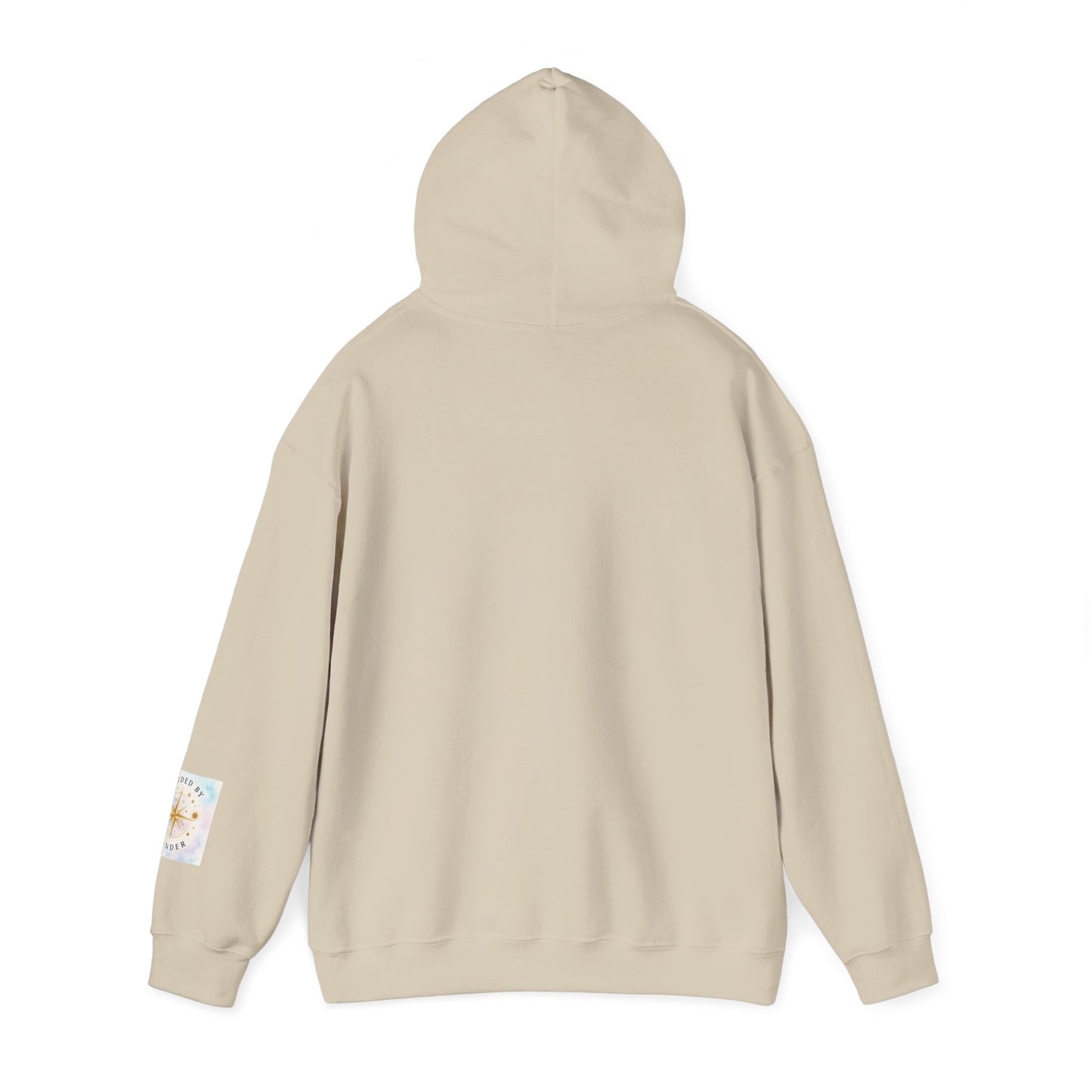 Guided by Wonder Hoodie — Compass Star Graphic Spiritual Hooded Sweatshirt