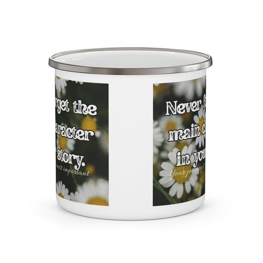 Motivational Camping Mug, Motivational Camping Cup, Enamel Camping Mug