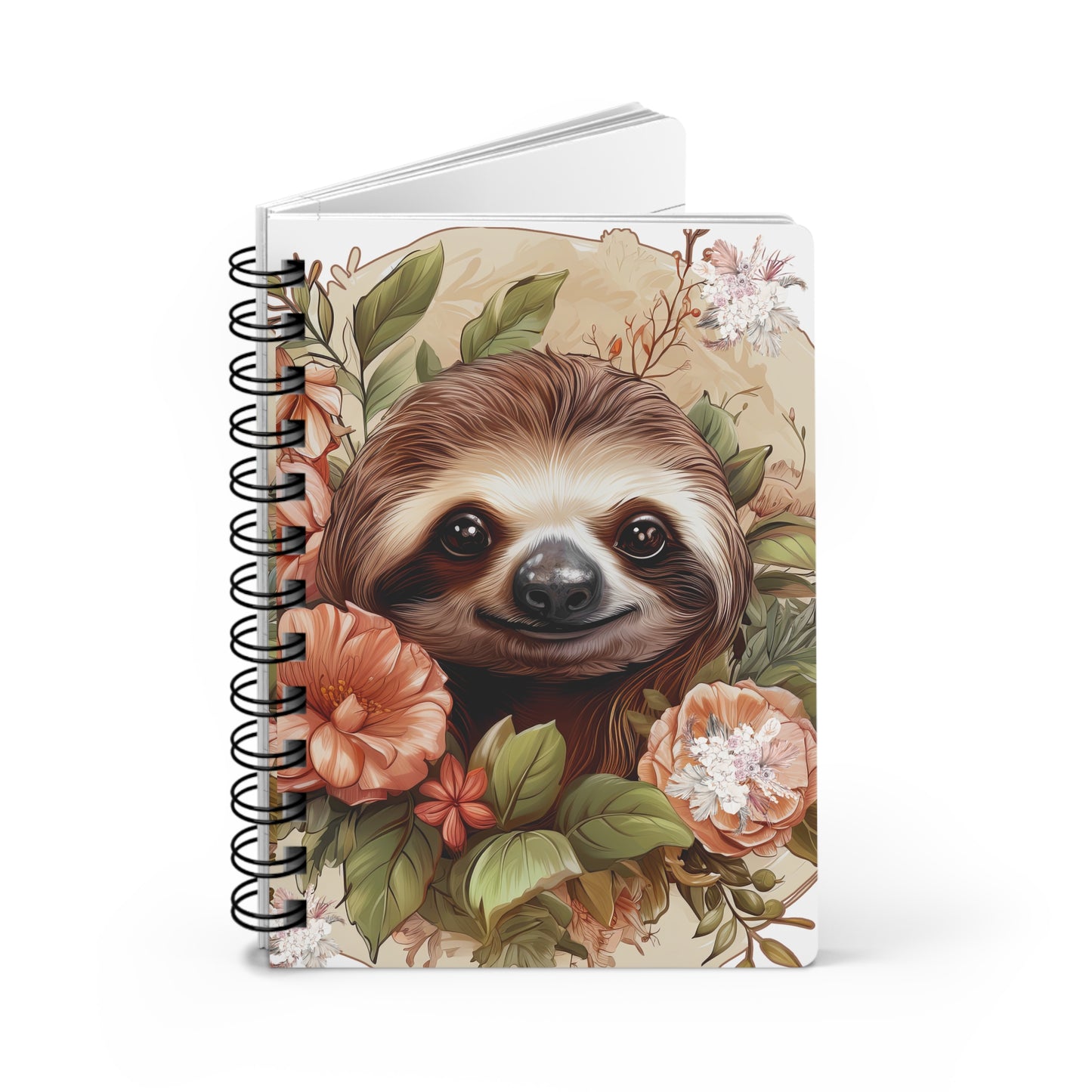 Floral Sloth Journal