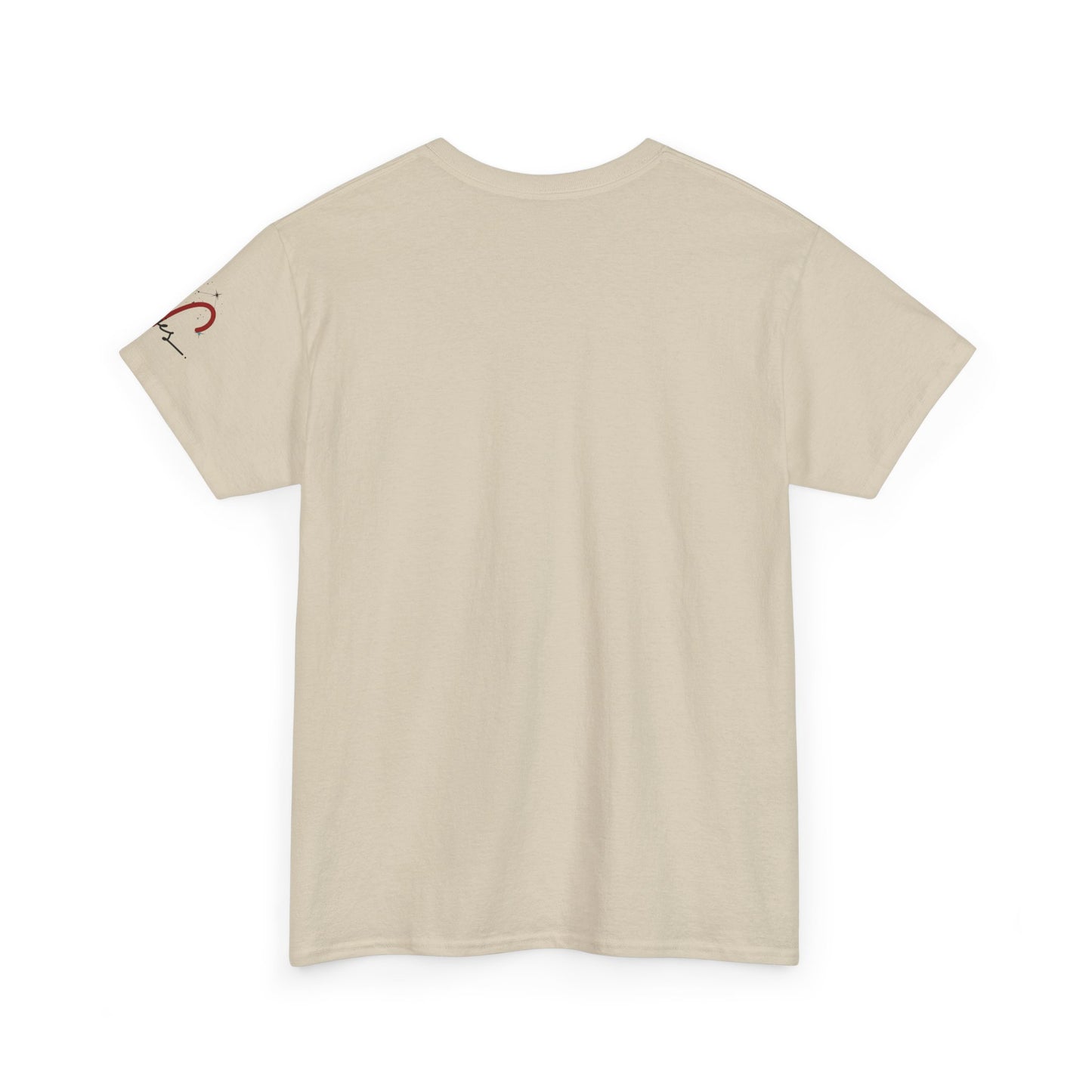 Aries Zodiac T‑Shirt – Red Aries Symbol with Constellation & Script