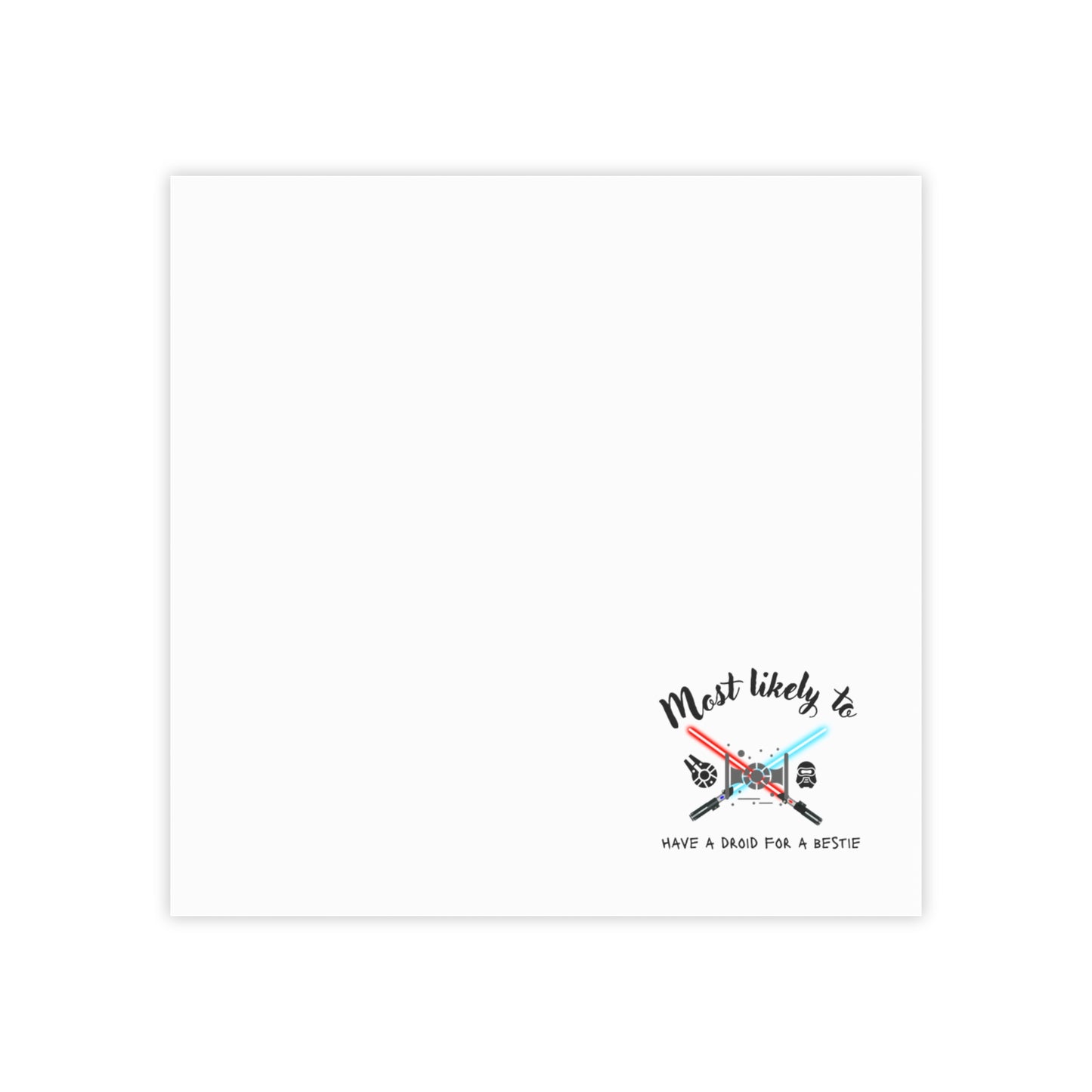 Most Likely To Note Pad, Droid Note Pad, SW Note Pad, Galactic Note Pad, Fantasy Note Pad, Space Bound, Post-it® Note Pads
