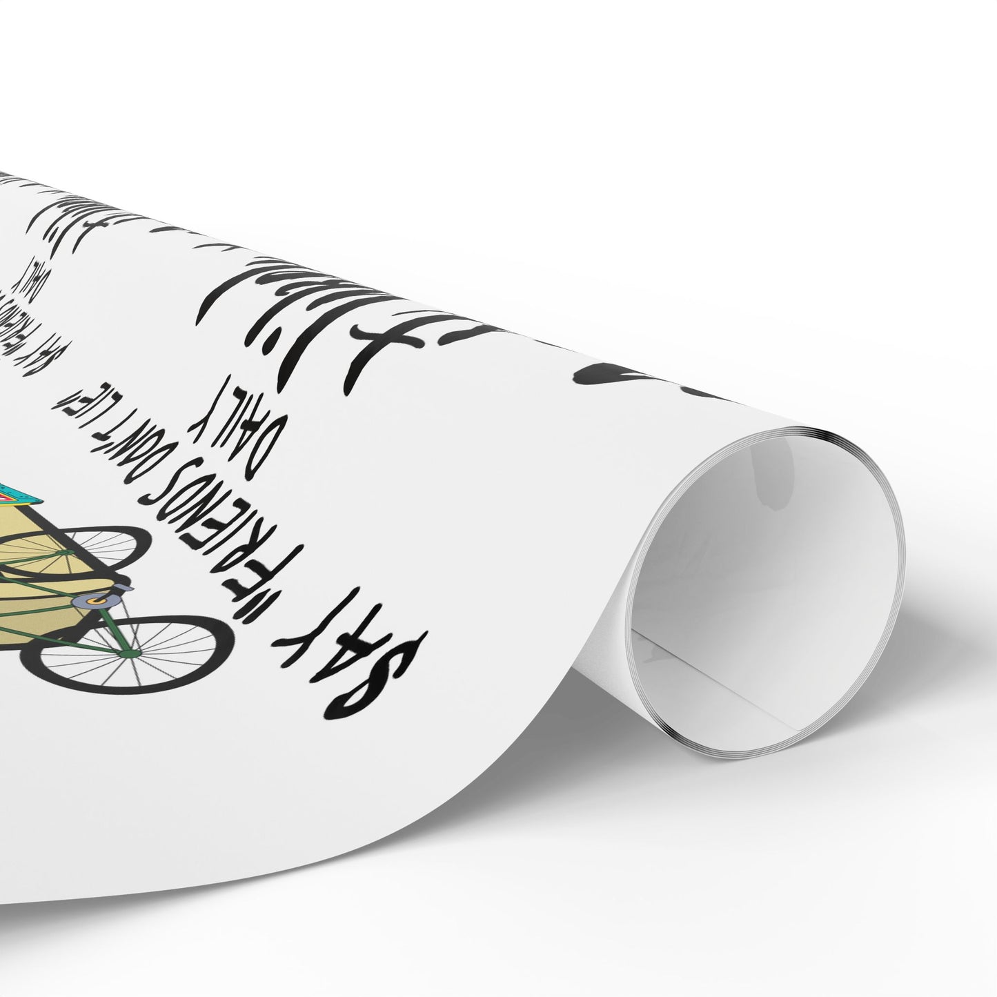 Stranger Things Wrapper, Most Likely to Say Friends Don't Lie, Fun & Whimsical Wrapping Paper for Friends' Celebrations, Gift Wrap, Birthday Parties, Unique Present Decoration, Cute Patterned Wrap