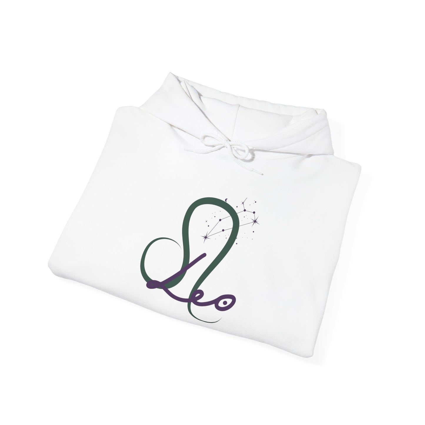 Leo Zodiac Hoodie — Minimal Constellation Sign Sweatshirt