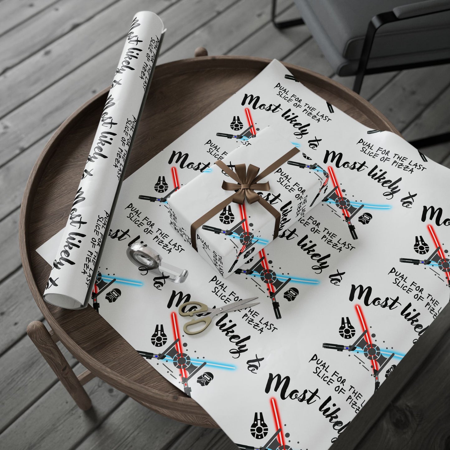 Most Likely To Wrapping Paper, Fun Gift Wrap, Birthday and Celebration Wrap, Holiday Gift Wrap, Unique Gift Packaging