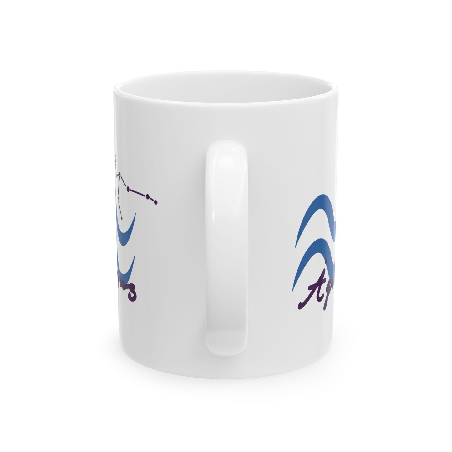 Aquarius Constellation Ceramic Mug – Zodiac Coffee Cup (11oz/15oz)