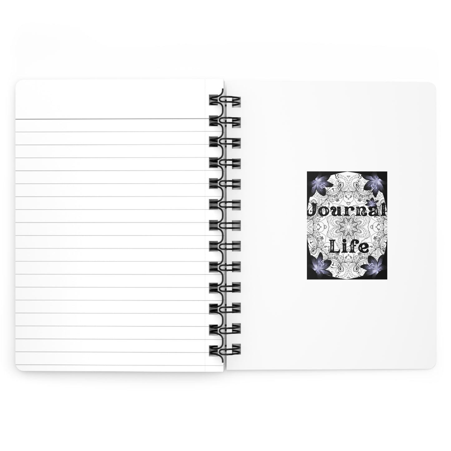 Personalize, Inspirational Spiral Bound Journal: Journal Life