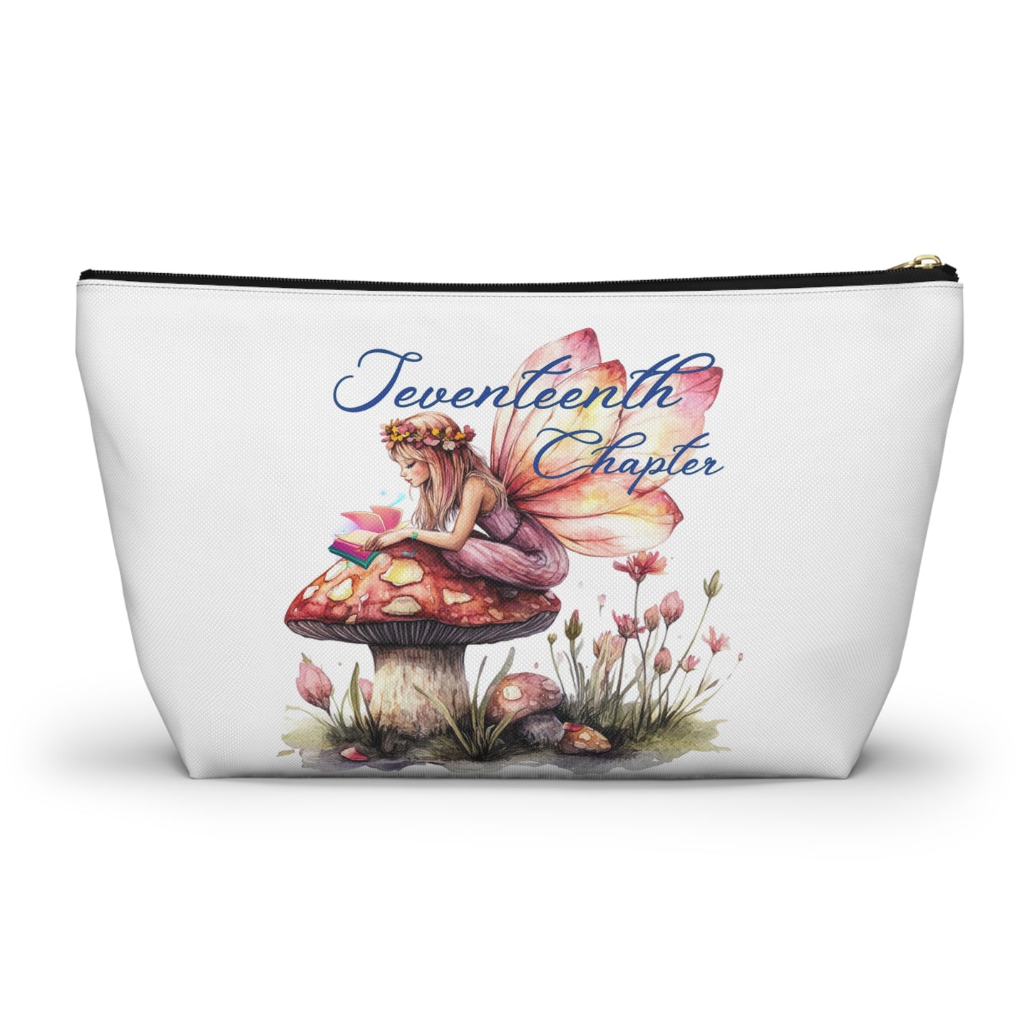 Whimsical Fairy Accessory Pouch, Cute Makeup Bag, Travel Organizer, Gift for Fairy Lovers, Seventeenth Chapter Design