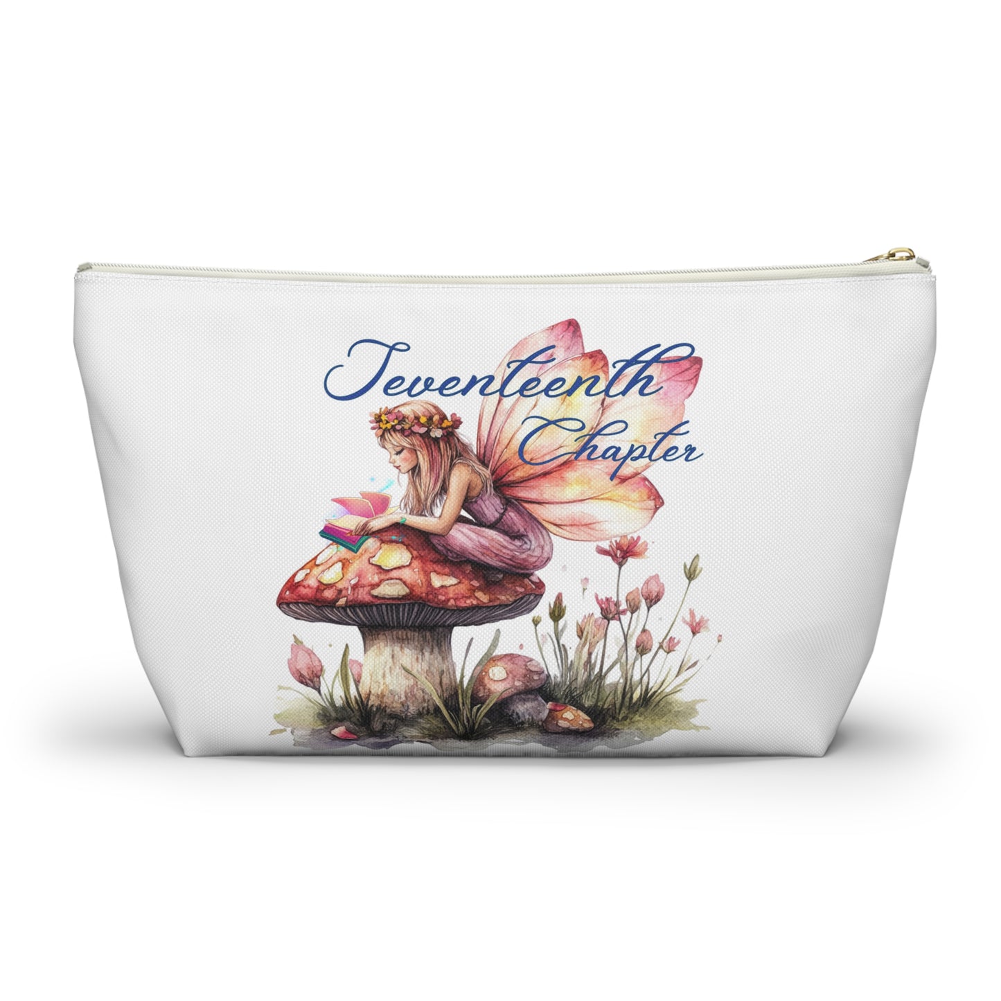 Whimsical Fairy Accessory Pouch, Cute Makeup Bag, Travel Organizer, Gift for Fairy Lovers, Seventeenth Chapter Design
