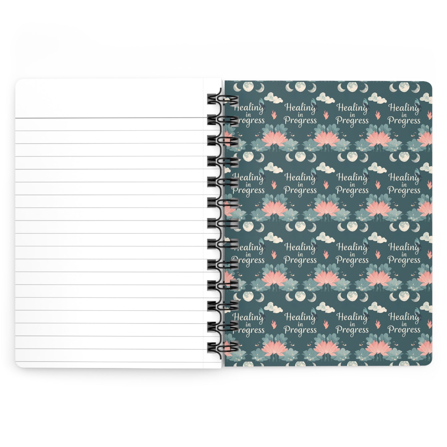 Personalize, Healing in Progress Spiral Bound Journal