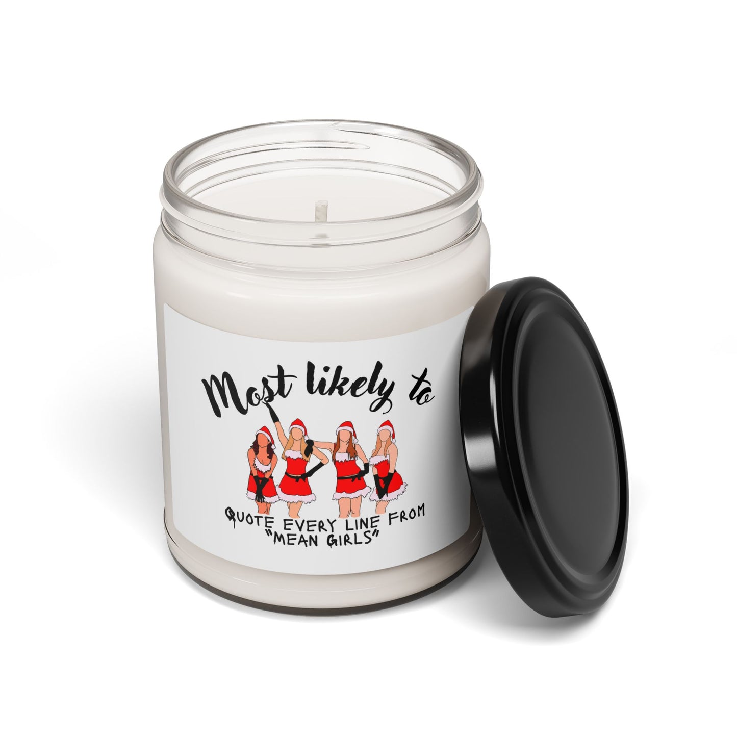 Mean Girls Inspired Scented Soy Candle, Fun Gift for Movie Lovers, Holiday Decor, Quirky Home Fragrance, Unique Birthday Present, santa