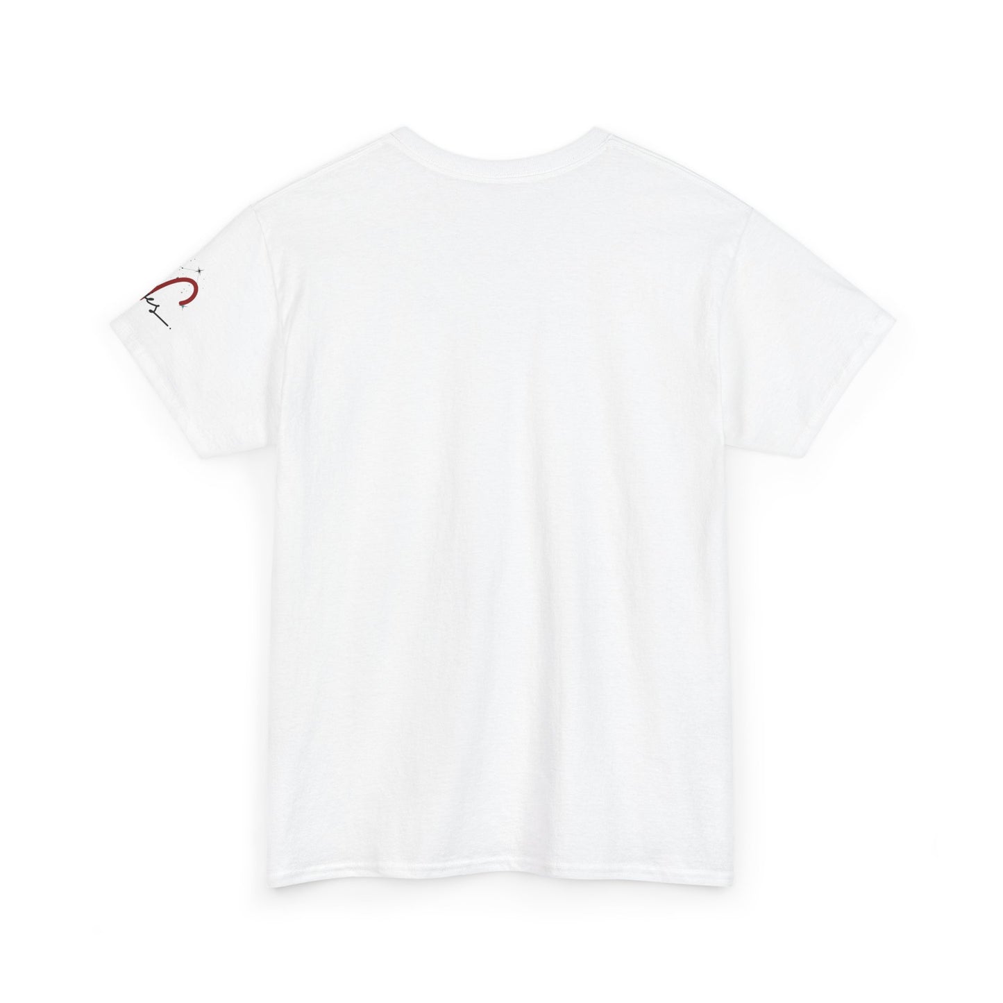 Aries Zodiac T‑Shirt – Red Aries Symbol with Constellation & Script