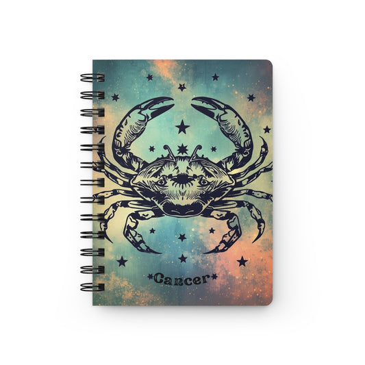 Astrology Crab Spiral Bound Journal - Ideal for Cancer Zodiac Lovers