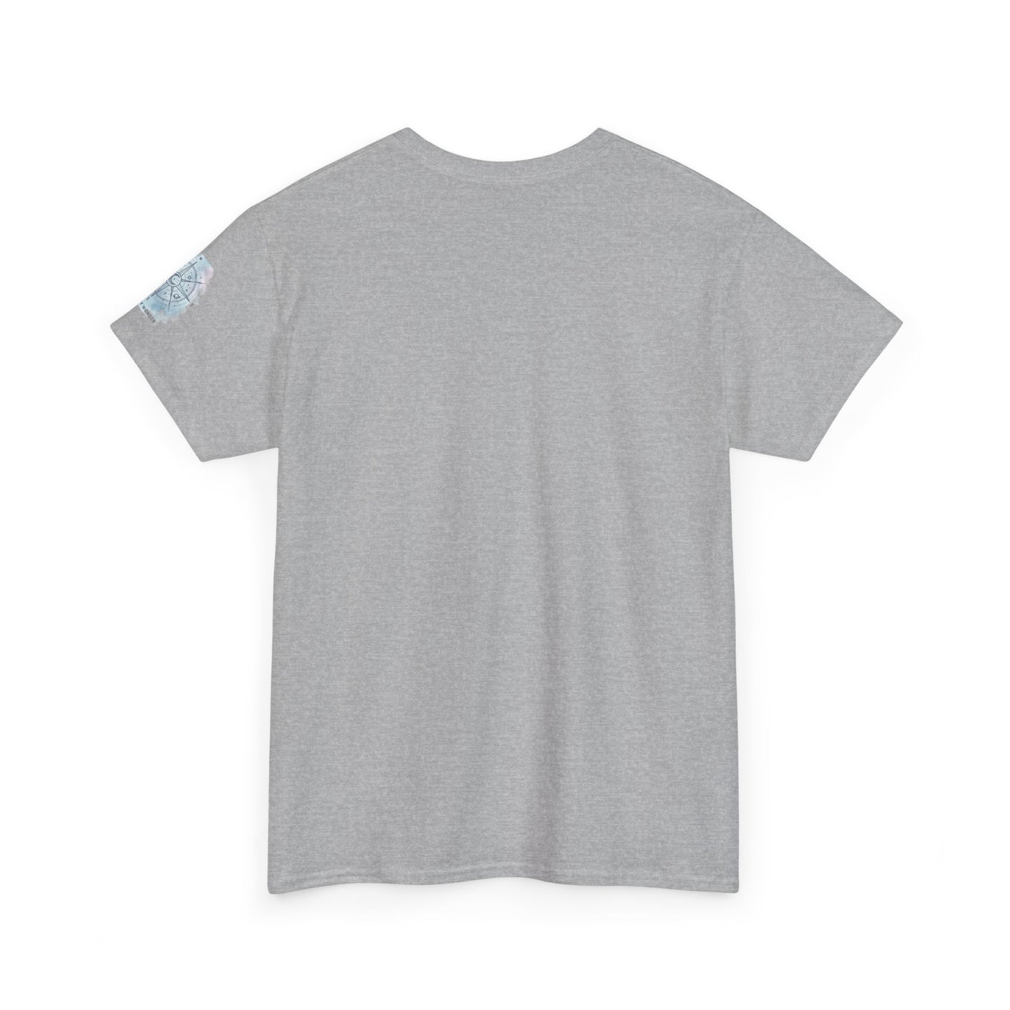 Compass Moon Tee — "Guided by Wonder" Cotton T‑Shirt