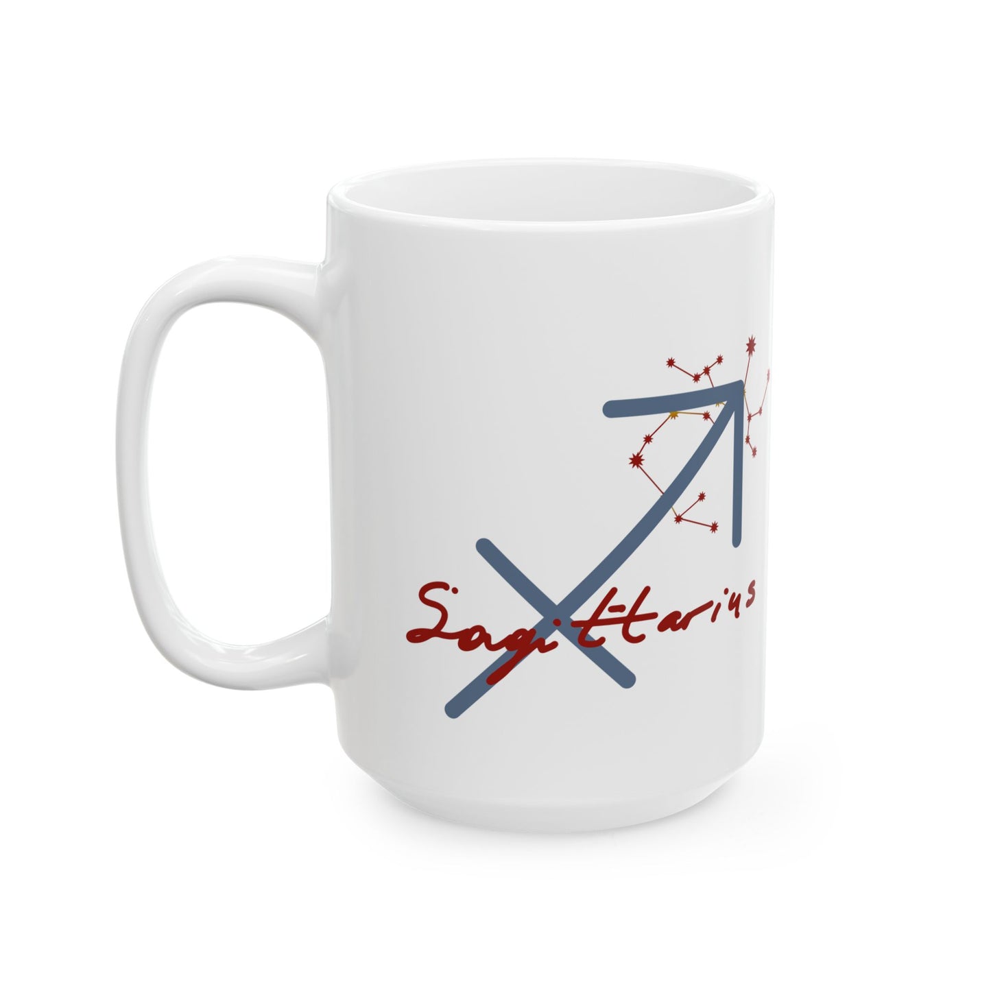 Personalized Sagittarius Constellation Ceramic Mug (11oz & 15oz)