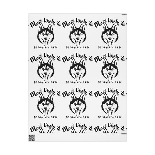 Husky Wrapping Papers