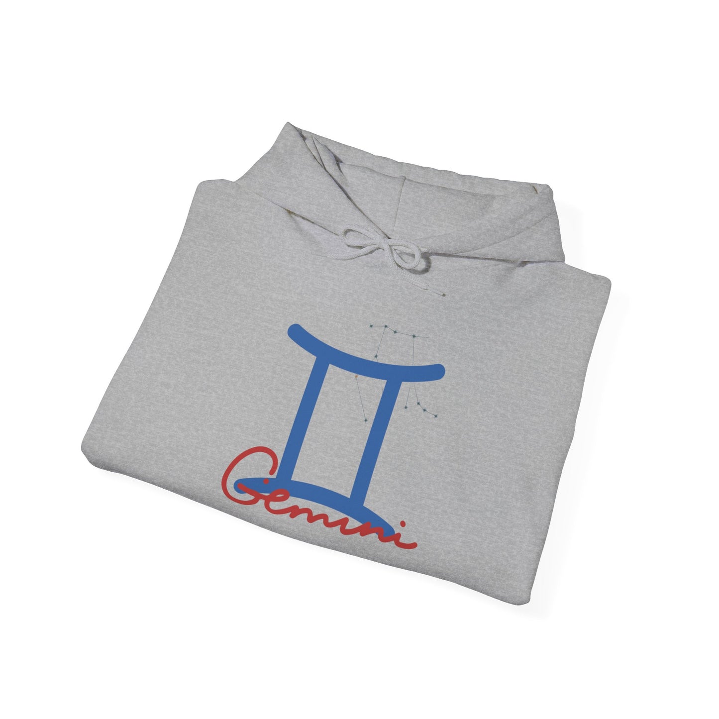 Gemini Zodiac Hoodie – Minimal Astrological Sign Hooded Sweatshirt