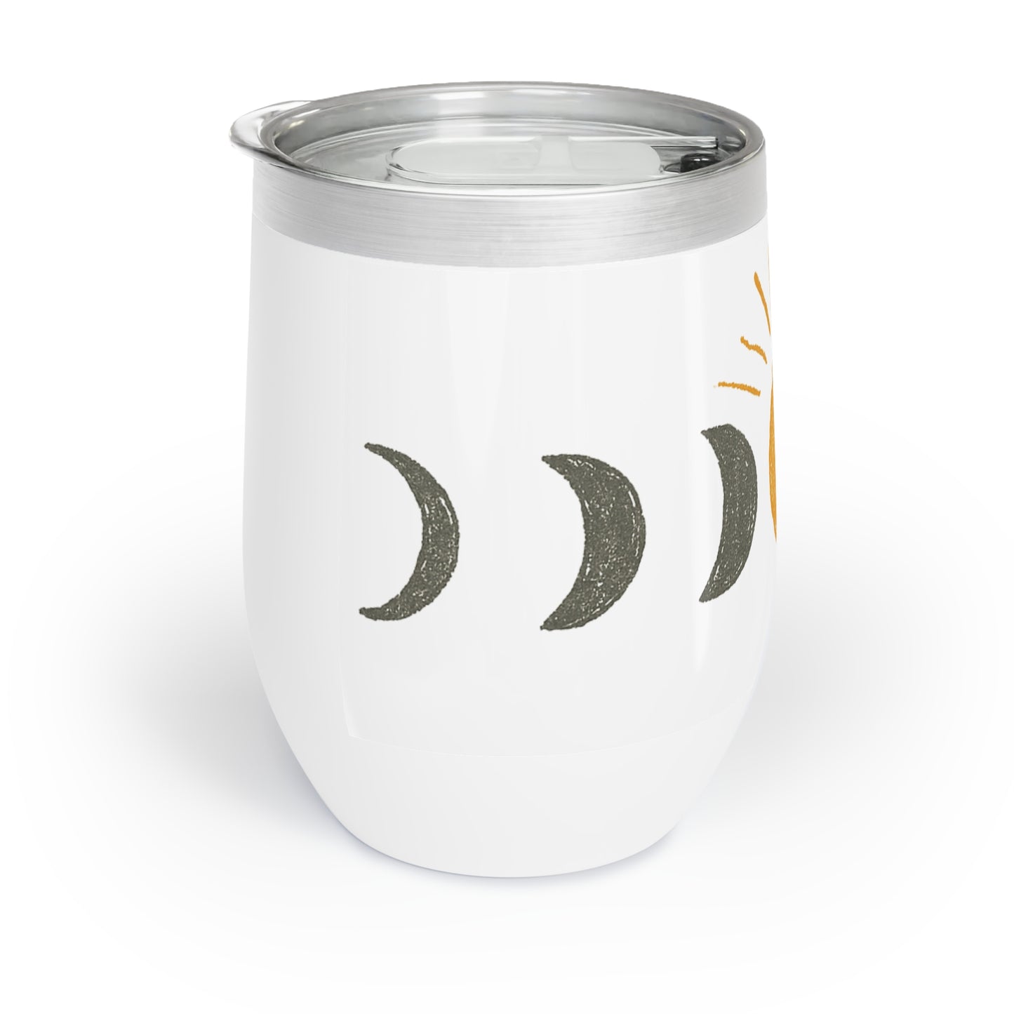 Full Moon Phase Chill Wine Tumbler