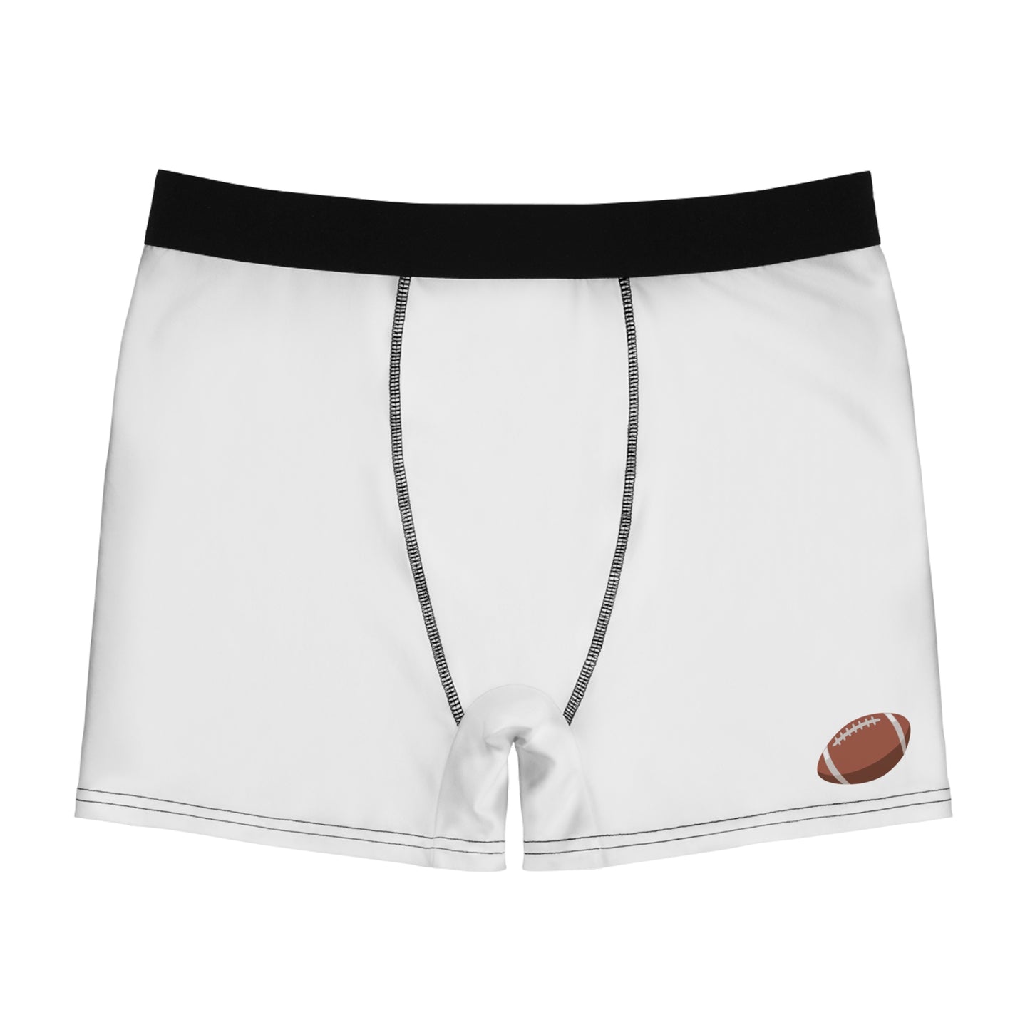Football-Themed Men's Boxer Briefs for Sports Lovers - Men's Sports Boxer