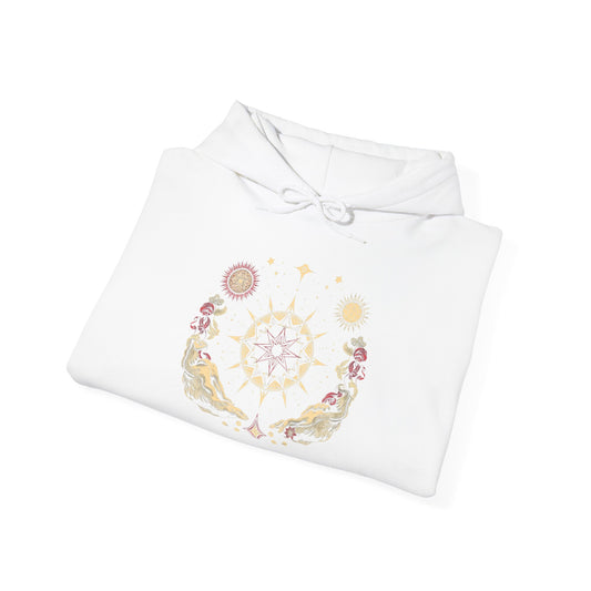Hoodie — Sun & Moon Floral Mandala Hoodie