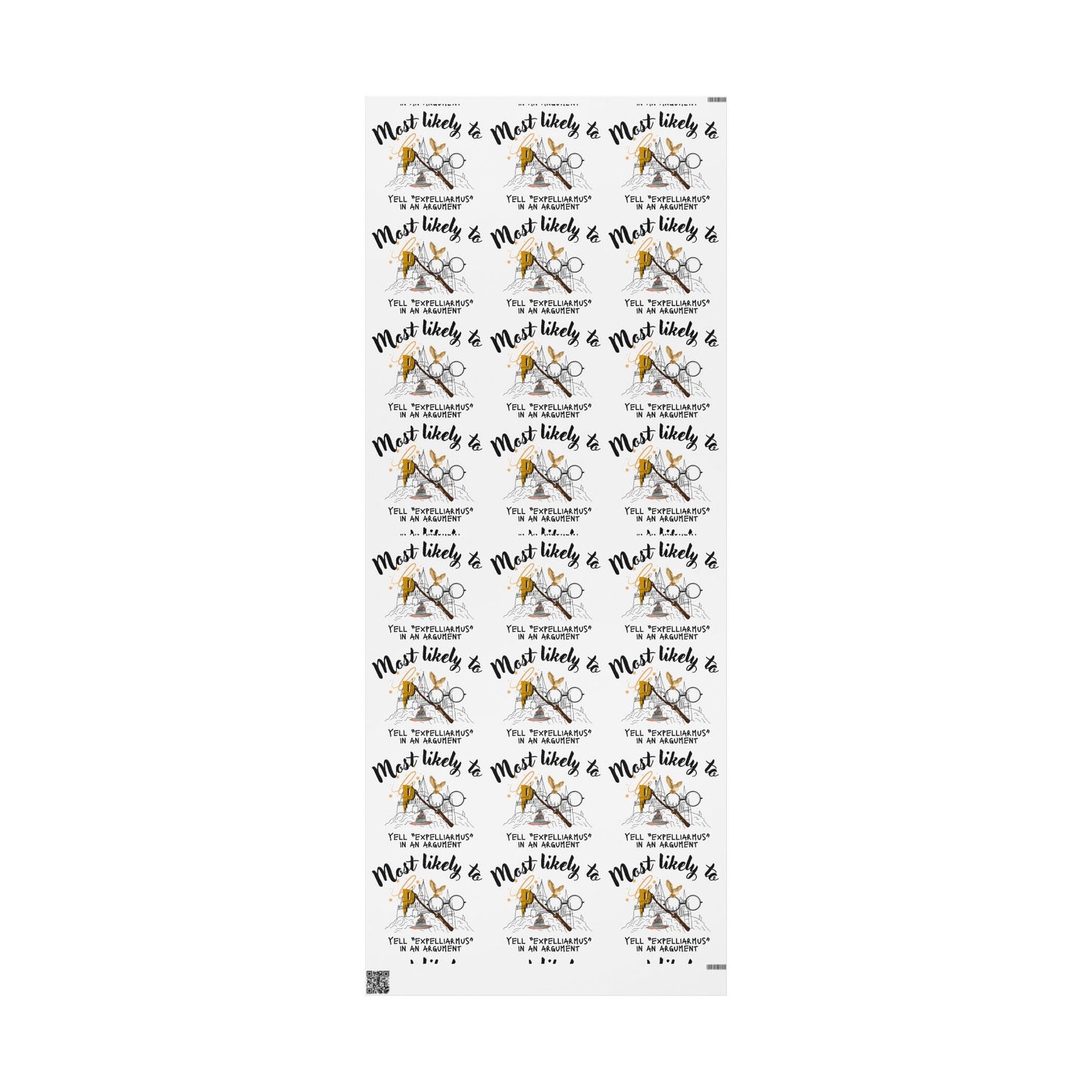 Most Likely To Wrapping Paper, Fun Gift Wrap for Friends, Potter Inspired, Movie Lover Wrapping Paper, Enchanted Wrapping Paper, Creative Party Supplies, Birthday Wrapping, Unique Celebration Paper