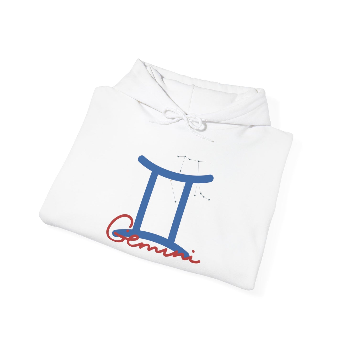 Gemini Zodiac Hoodie – Minimal Astrological Sign Hooded Sweatshirt
