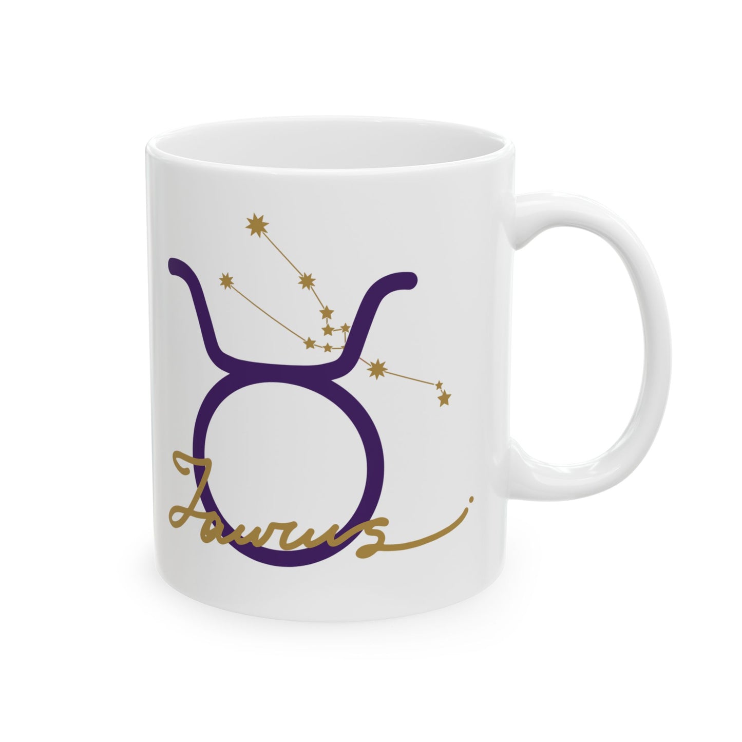 Taurus Constellation Ceramic Mug – Zodiac Astrology Coffee Cup (11oz & 15oz)