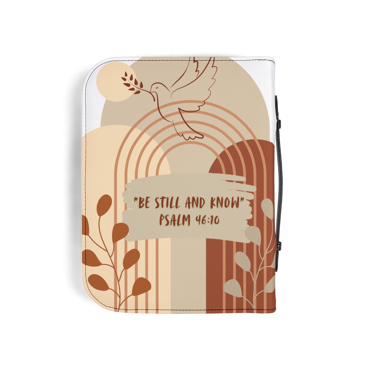 Inspirational Bible Cover - 'Be Still and Know', Christian Gift, Religious Journal Case, Faith-Based Accessory, Devotional Holder, [...]