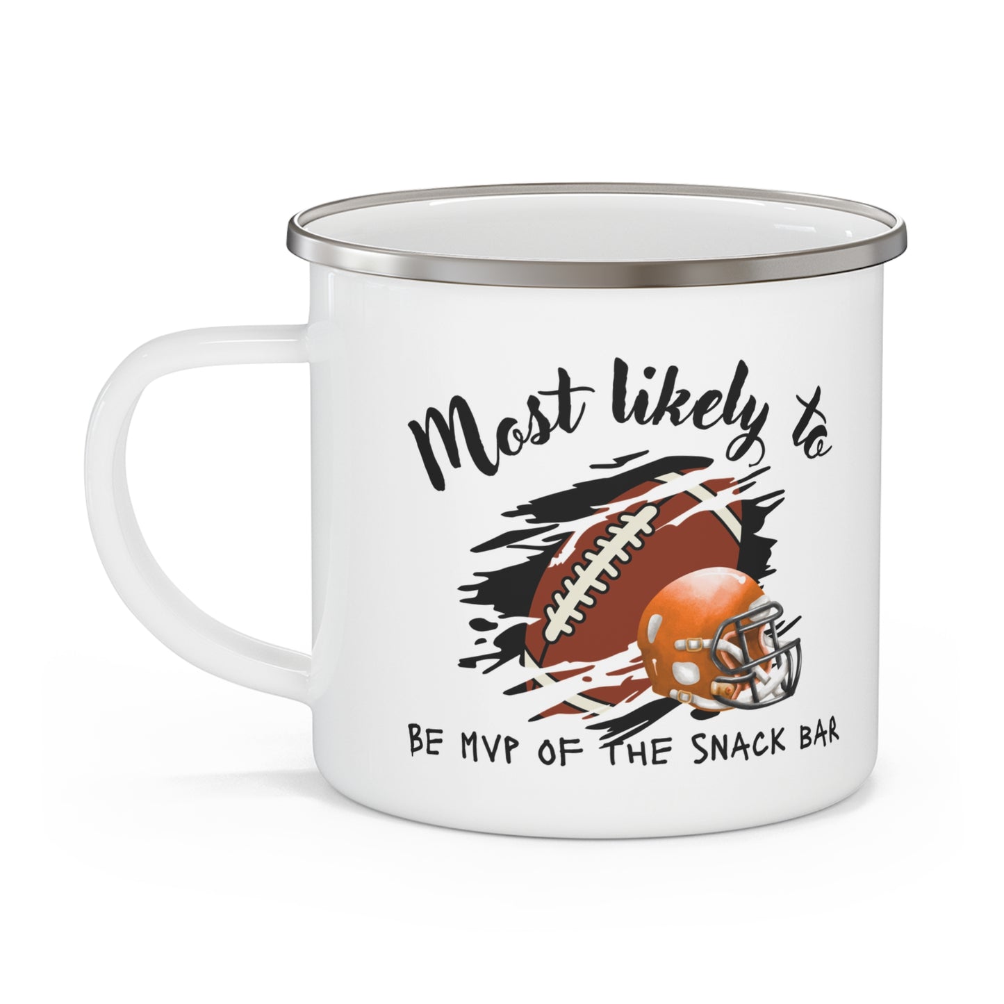 Football MVP Camping Mug - Perfect Gift for Tailgating & Outdoor Adventures, Sports mug