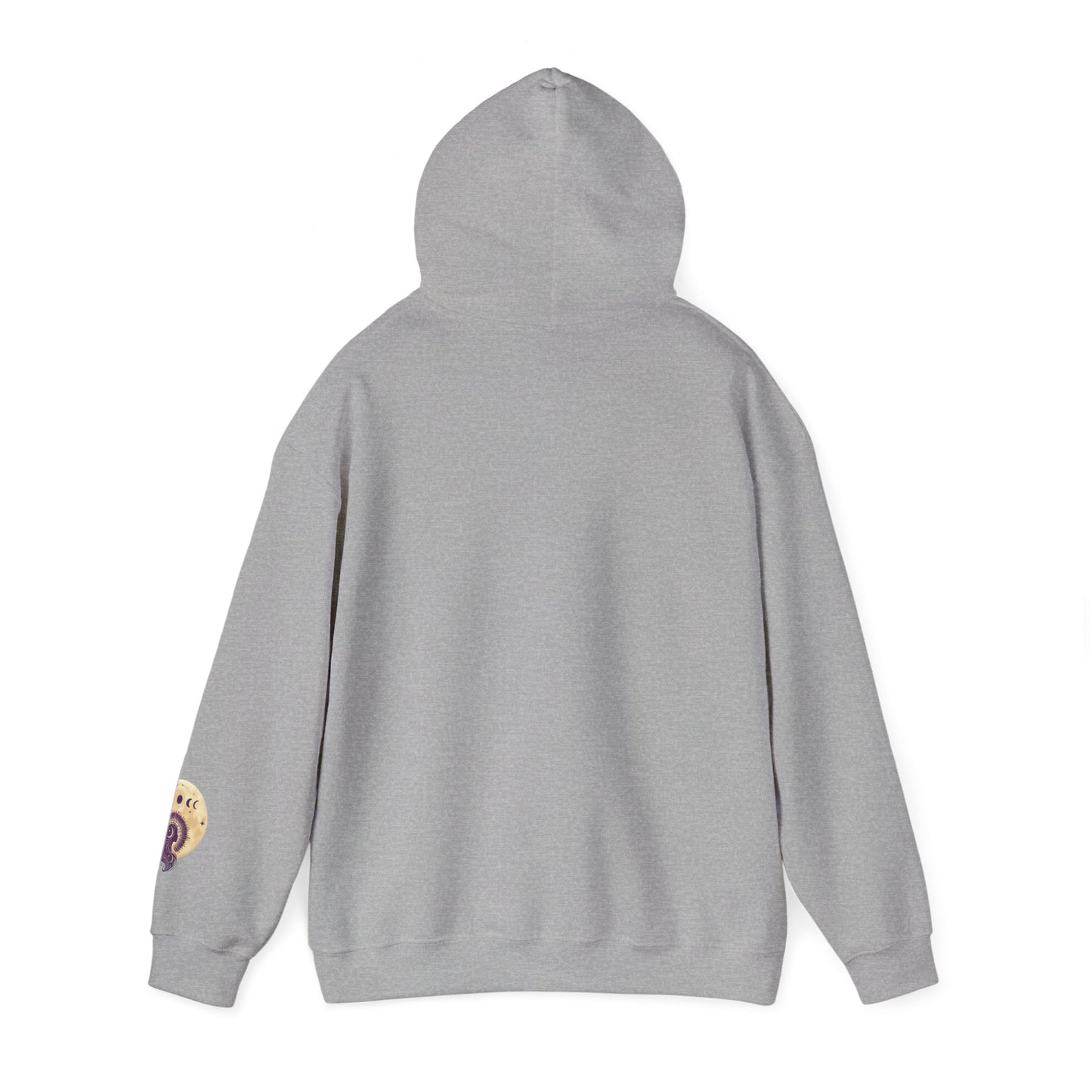 Moon Phases Mushroom Hoodie — Mystical Celestial Nature Graphic Hoodie