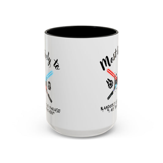 Star Wars Themed Coffee Mug, Funny Gift for Fans, Humorous Drinkware, Geeky Cup, Birthday or Holiday Present. unique gift, unique dad gift, brother, uncle