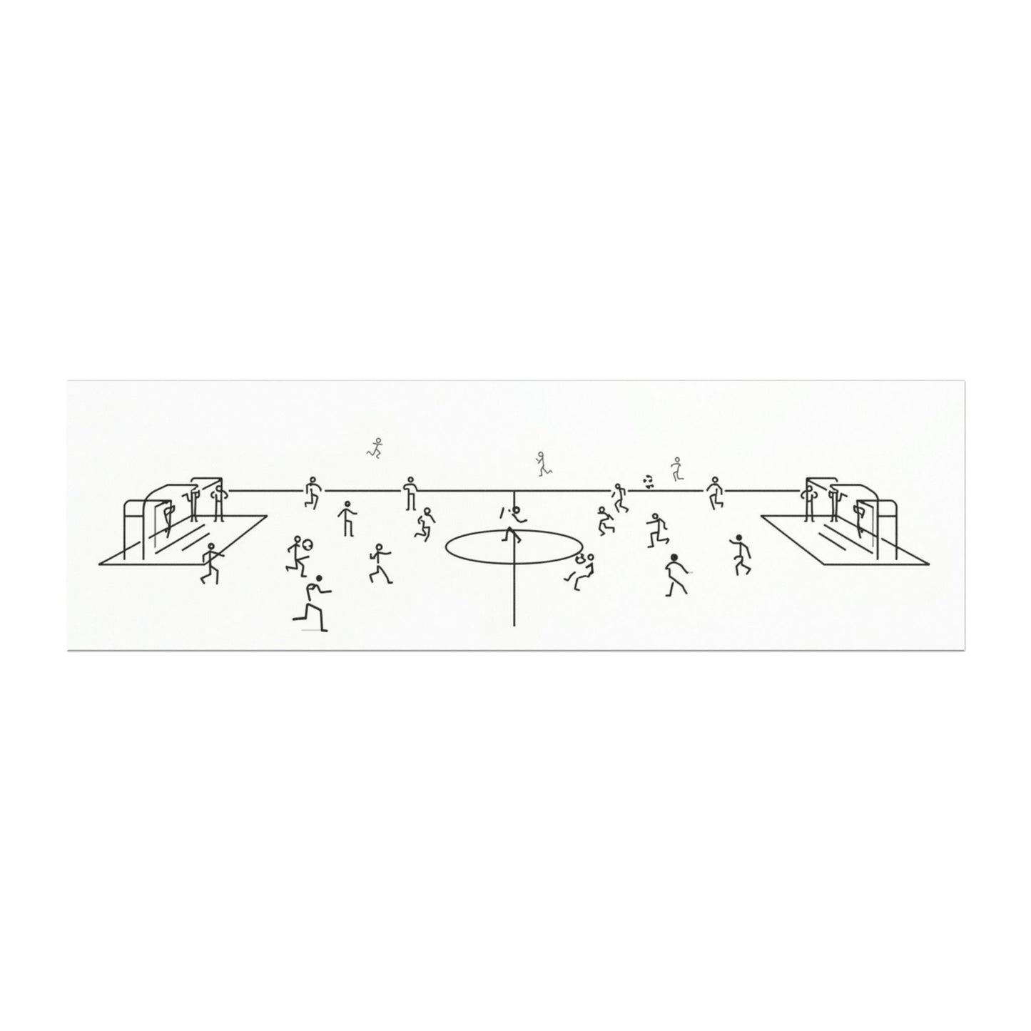 Sporty Car Magnet Collection - Fun Stick Figure Design - Sports Magnet