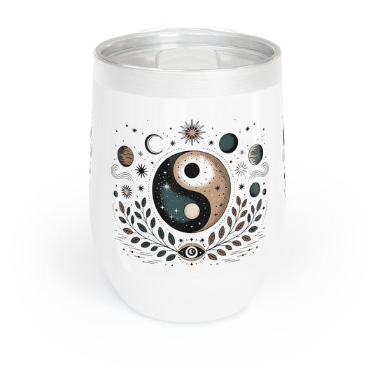 Moon Yin Yang Chill Wine Tumbler