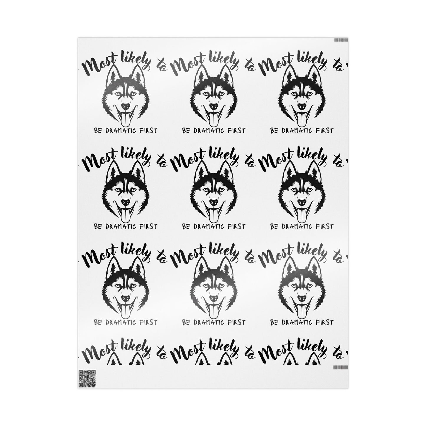 Husky Wrapping Papers