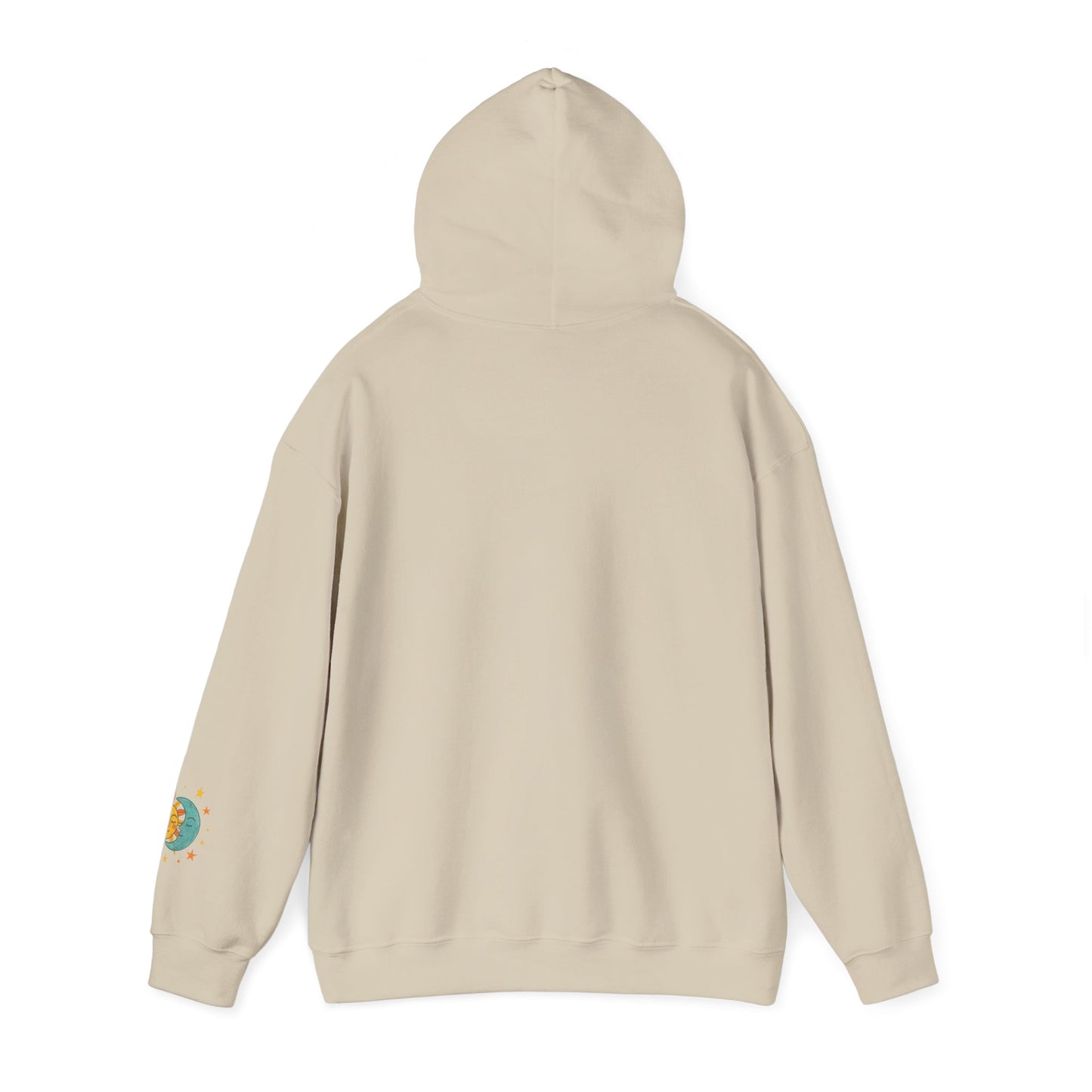 Sun and Moon Hoodie — Celestial Sun & Crescent Moon Graphic Sweatshirt