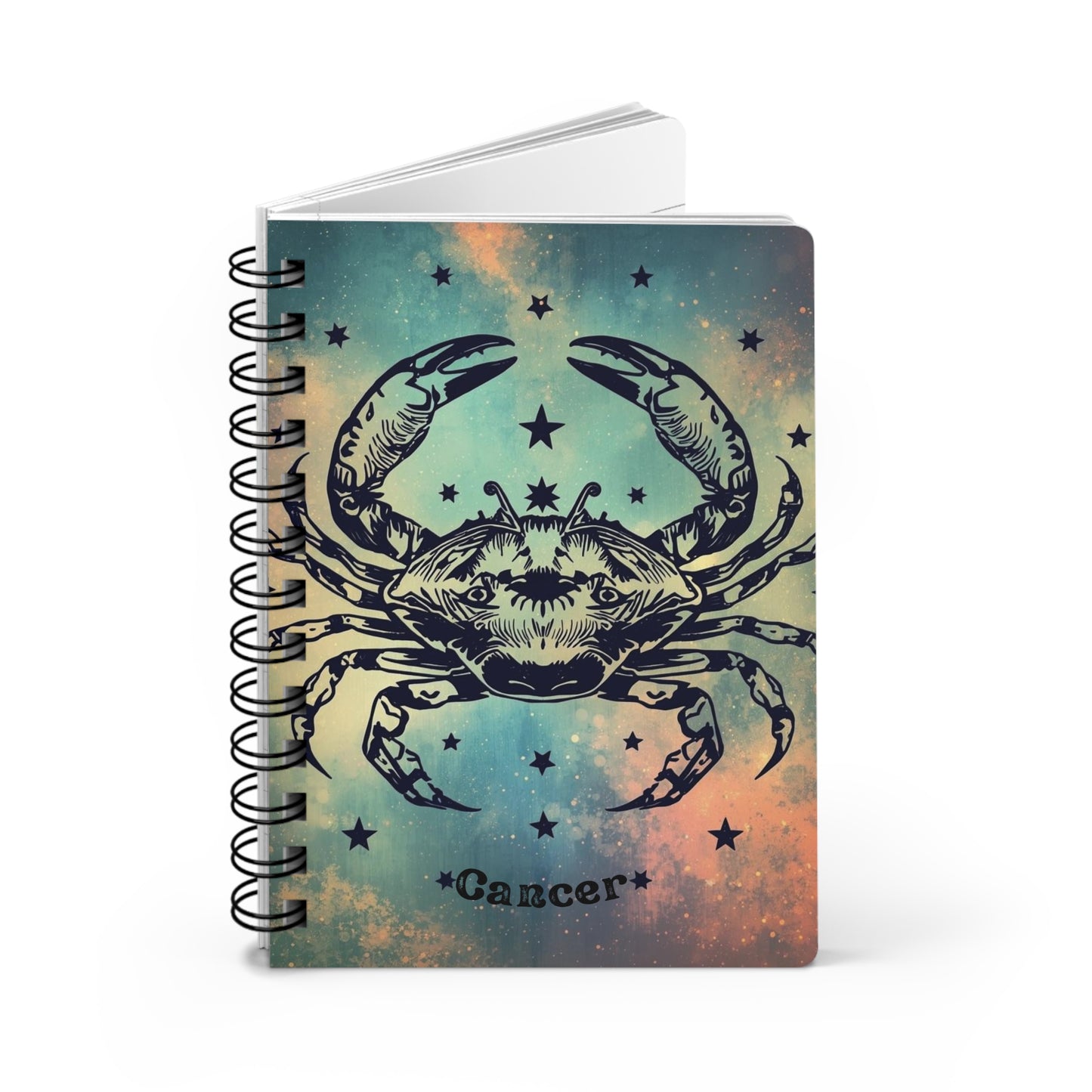 Astrology Crab Spiral Bound Journal - Ideal for Cancer Zodiac Lovers