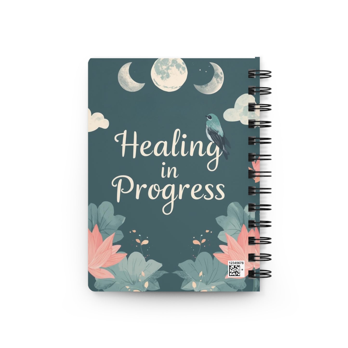 Personalize, Healing in Progress Spiral Bound Journal