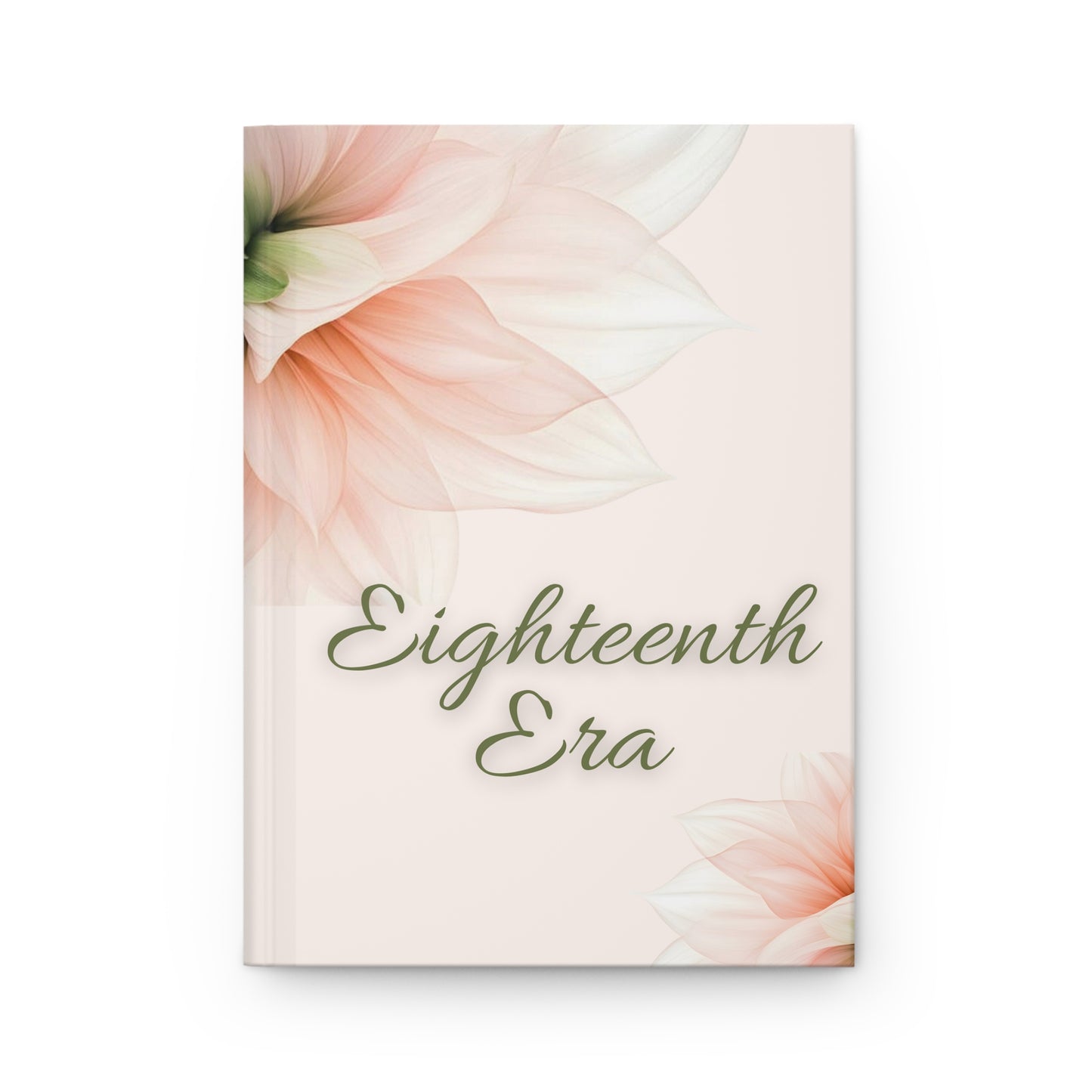 Personalize, Elegant Floral Hardcover Journal - Eighteenth Era, Eighteenth Era Journal