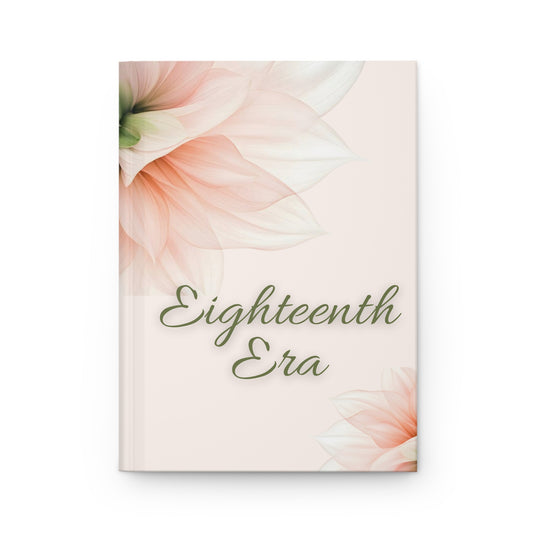 Personalize, Elegant Floral Hardcover Journal - Eighteenth Era, Eighteenth Era Journal